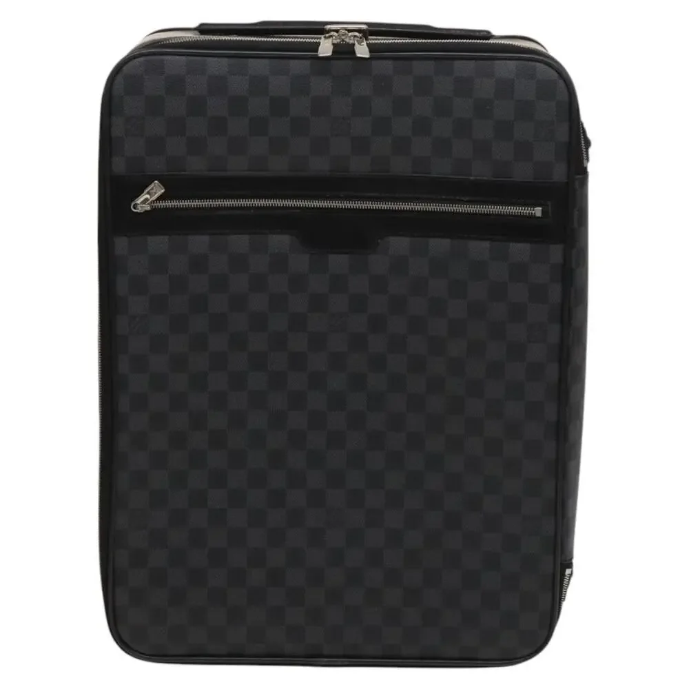 LOUIS VUITTON Damier Graphite Pegas 55 Suitcase N23300